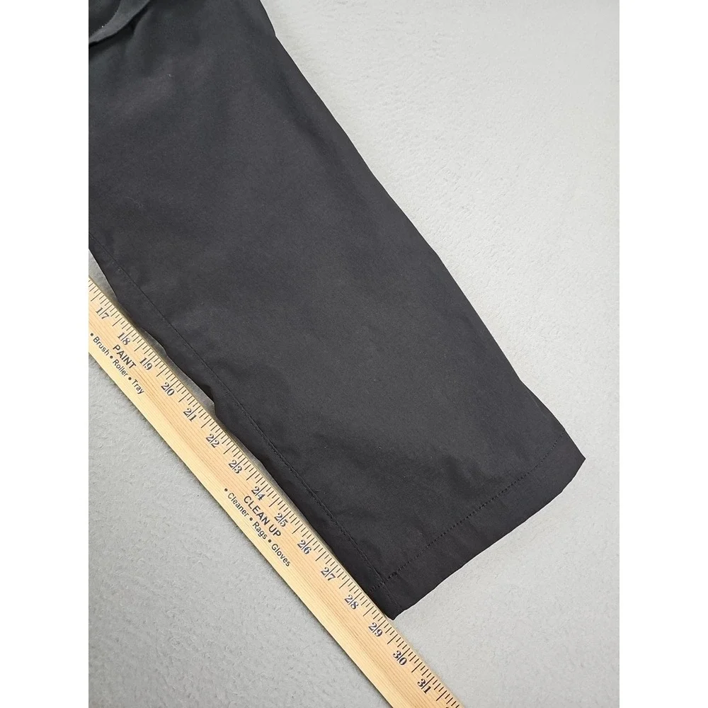 Eddie Bauer Convertible Tech Pants Mens 38x29 Black Stretch Outdoors Hiking Camp